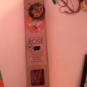 Pink rose incense sticks